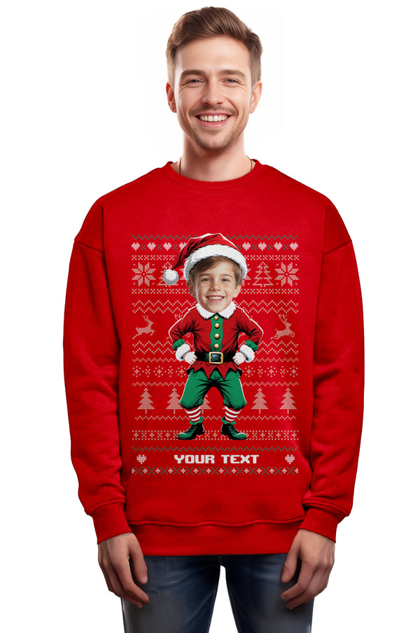 Men's Boy Elf V2 Christmas Sweatshirt