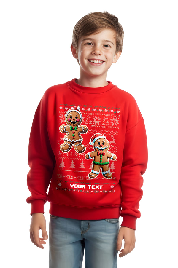 Children's Gingerbread Cookies 2 Christmas Sweatshirt