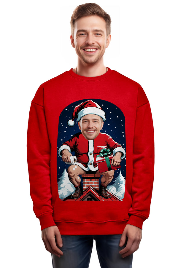 Men's The Present For The Naughty Ones Christmas Sweatshirt